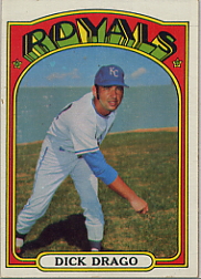 1972 Topps Baseball Cards      205     Dick Drago